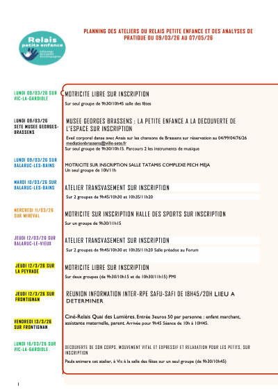 Planning des ateliers 9 mars 2026 au 7 mai 2026 (003)