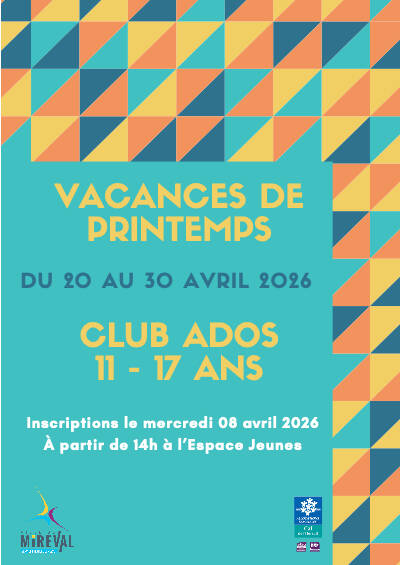Programme Printemps Ados 11-17 ans