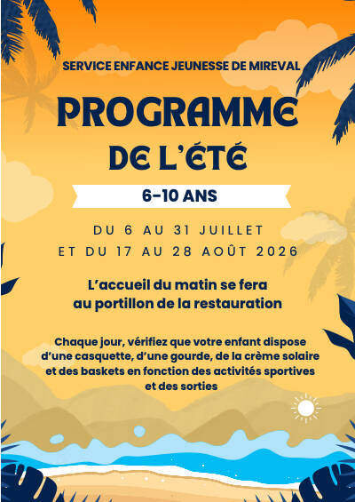 ALE 6-10 ans - Juillet & Août 2026