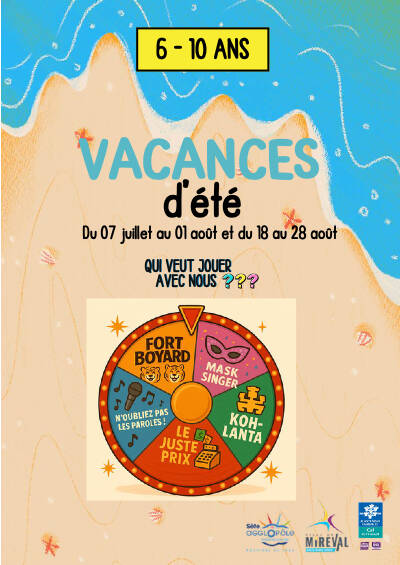 Planning animations 6-10 ans Ete
