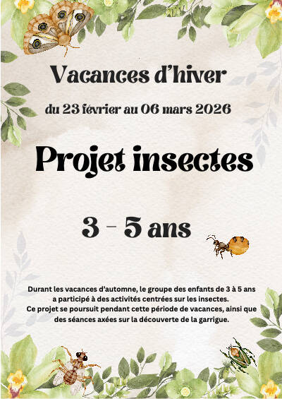 Vacances de février 3-5 ans
