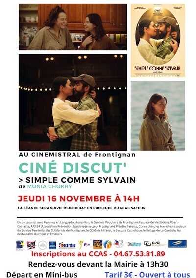 Ciné Discut le 16 novembre “Simple comme Sylvain”