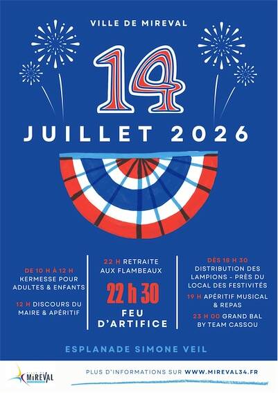 Fête Nationale - 14 Juillet à Mireval