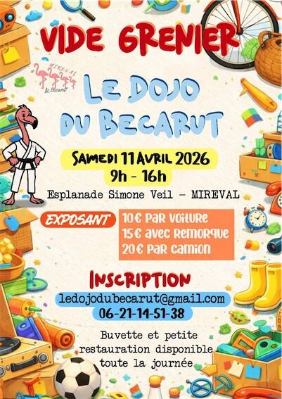2026 04 11 Vide grenier Dojo du Becarut