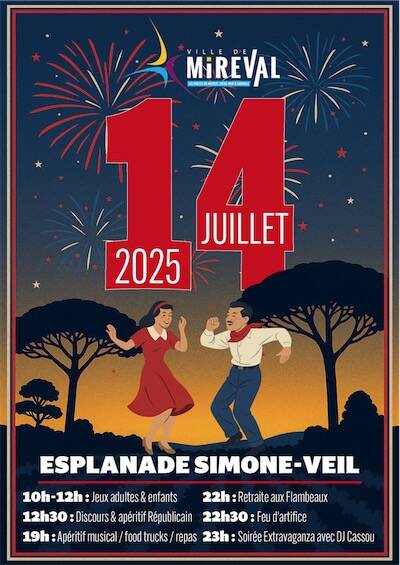 Fête Nationale 14 juillet à Mireval