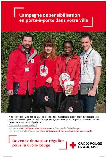 Croix-Rouge Française - Campagne de porte à porte - Février 2026