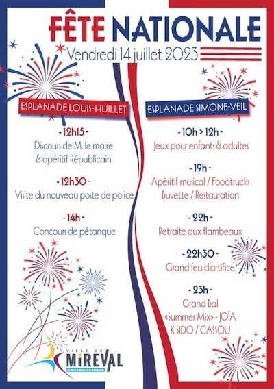 Fête Nationale | 14 Juillet 2023