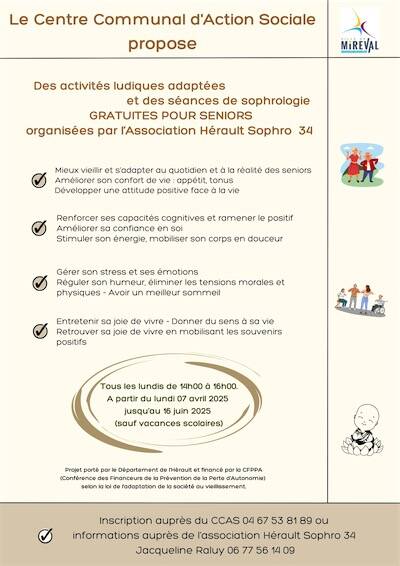 Des rendez-vous sophrologie pour les séniors !