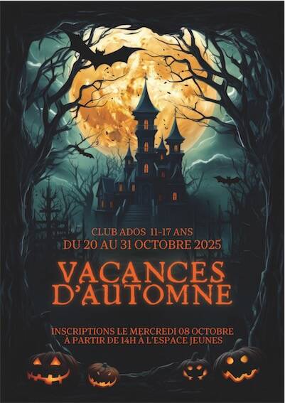 Club ados - Programme Vacances d'automne 2025