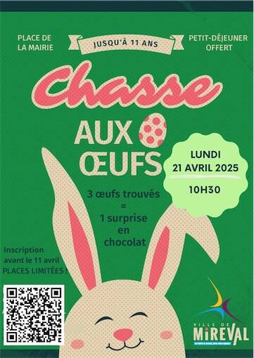Chasse aux oeufs - Mireval 21 avril 2025