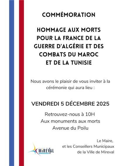 Commémoration 5 décembre 2025