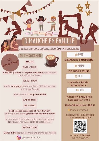 Dimanche en famille 5 oct Carma family