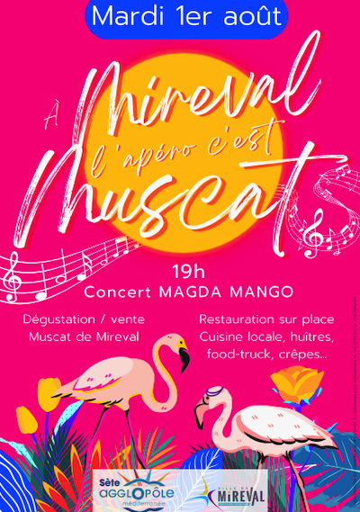Fête du Muscat – Mardi 1 août – Place Louis Aragon