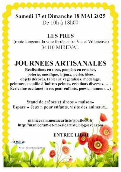 Journées Artisanales - Les Près - 17 et 18 mai