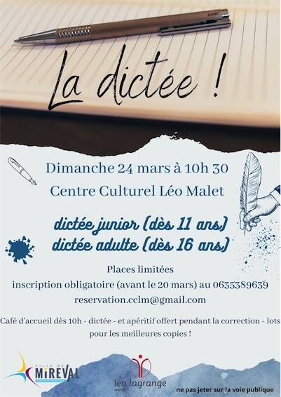 La-dictee-dimanche-24mars-a-10h30-Centre-Culturel-Leo-Malet