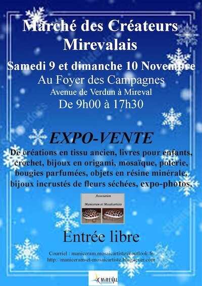 MARCHÉ DES CRÉATEURS MIREVALAIS – 09 & 10 NOVEMBRE 2024