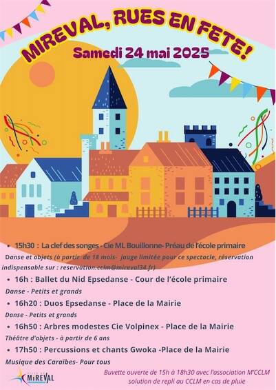 Mireval Rues en fête - Spectacle de rue