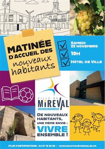 Matinée d'accueil des nouveaux habitants - 22 novembre 2025