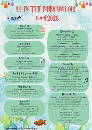 Le Petit Mirevalais - Avril 2026