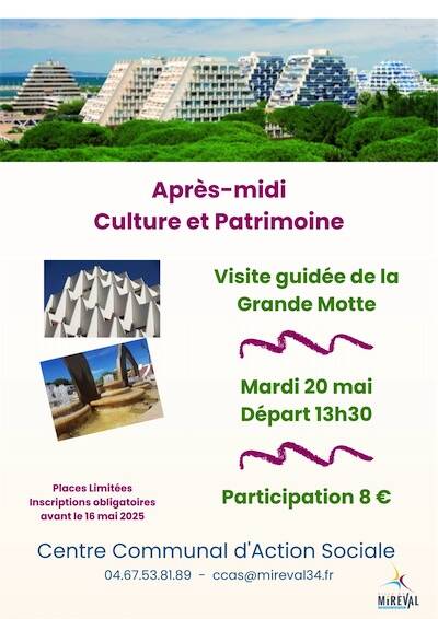 Après-midi à la Grande Motte - sortie CCAS