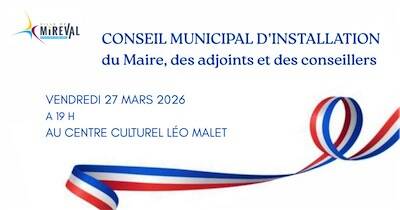 CONSEIL MUNICIPAL D'INSTALLATION - 27 mars 2026 - CCLM