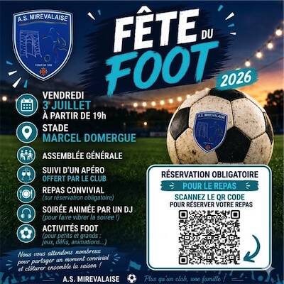 Fête du FOOT à l'AS Mirevalaise