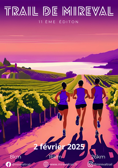Trail à Mireval le 2 Février 2025