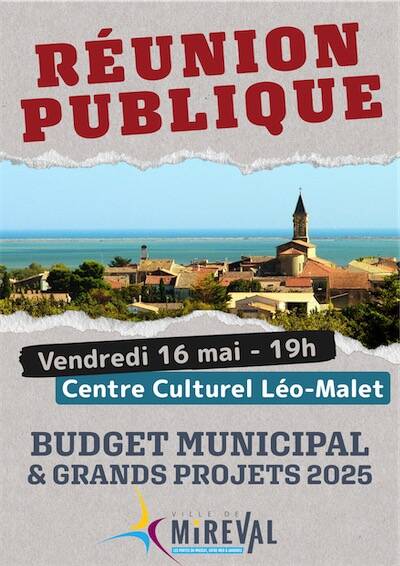 Réunion publique - Budget & projets 2025