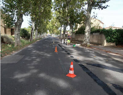 Modification circulation - Avenue de Montpellier à Mireval