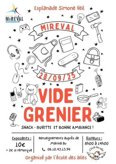 vide grenier ecole des ailes